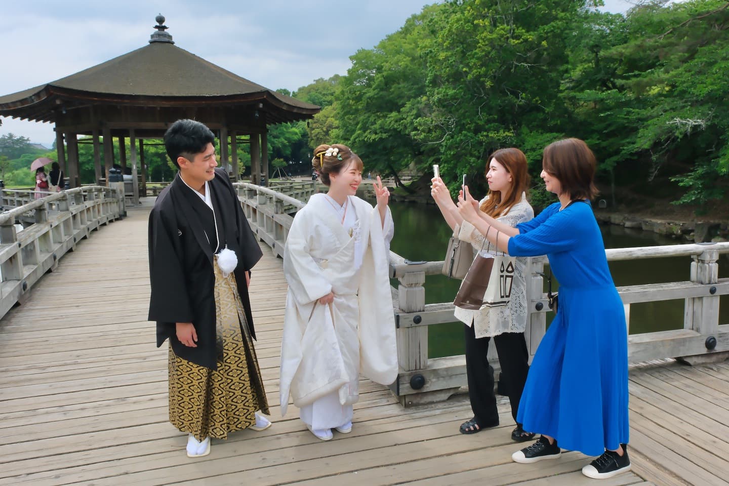 奈良のフォトウエディングの写真