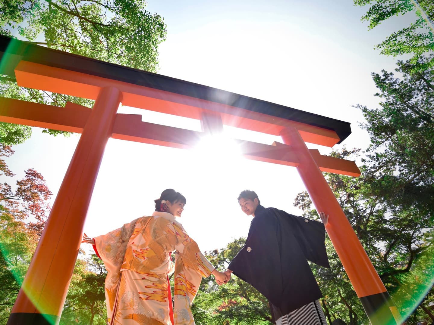 奈良のフォトウエディングの写真