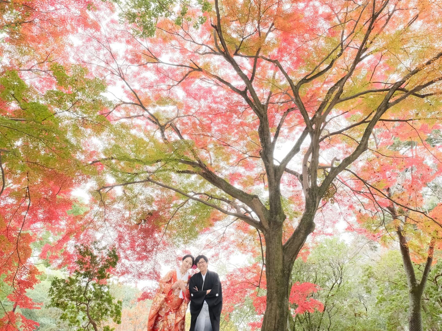 奈良でフォトウエディングの写真