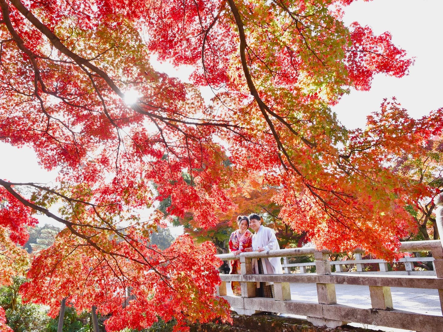 奈良でフォトウエディングの写真