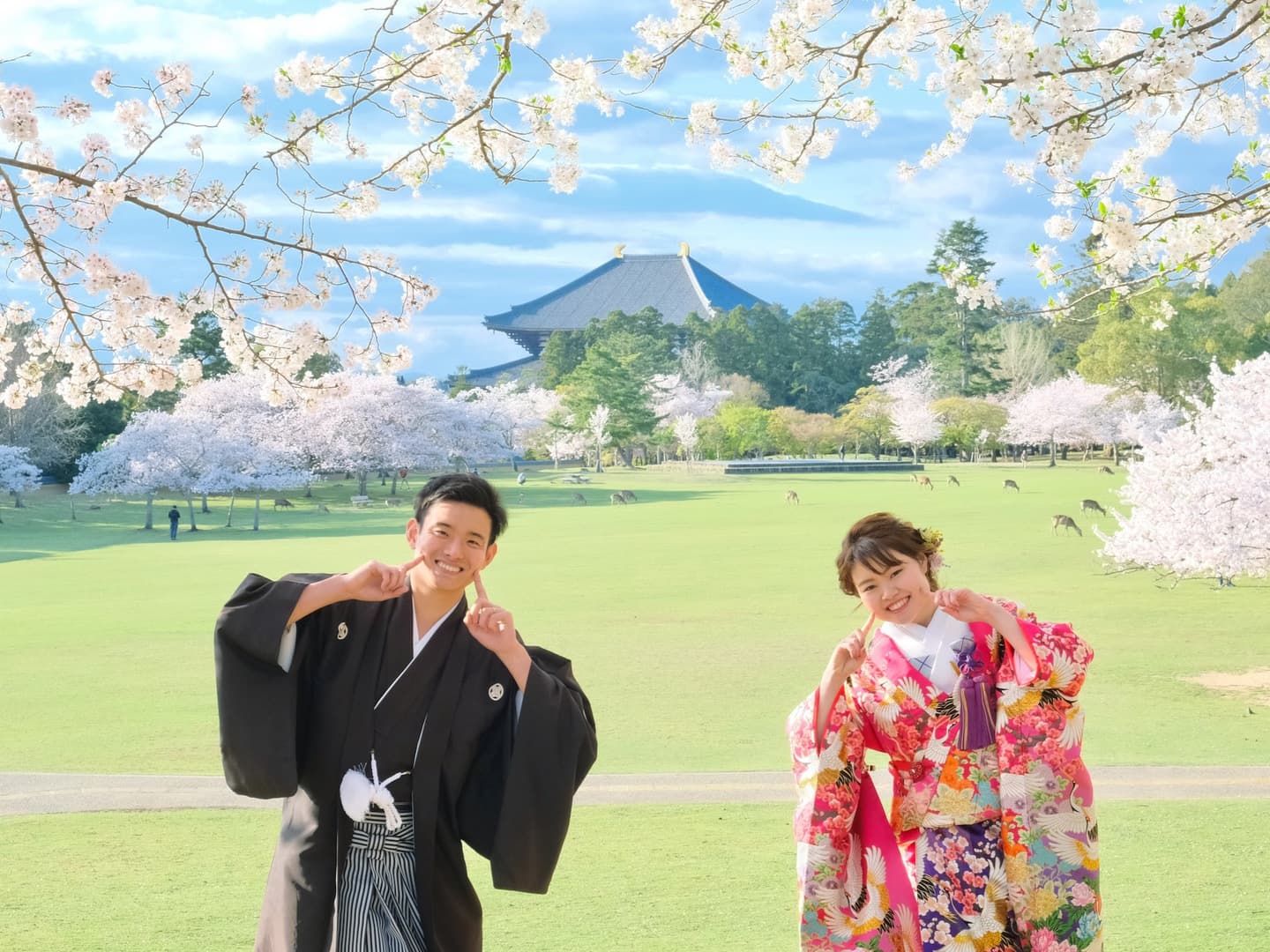 奈良でフォトウエディングの写真