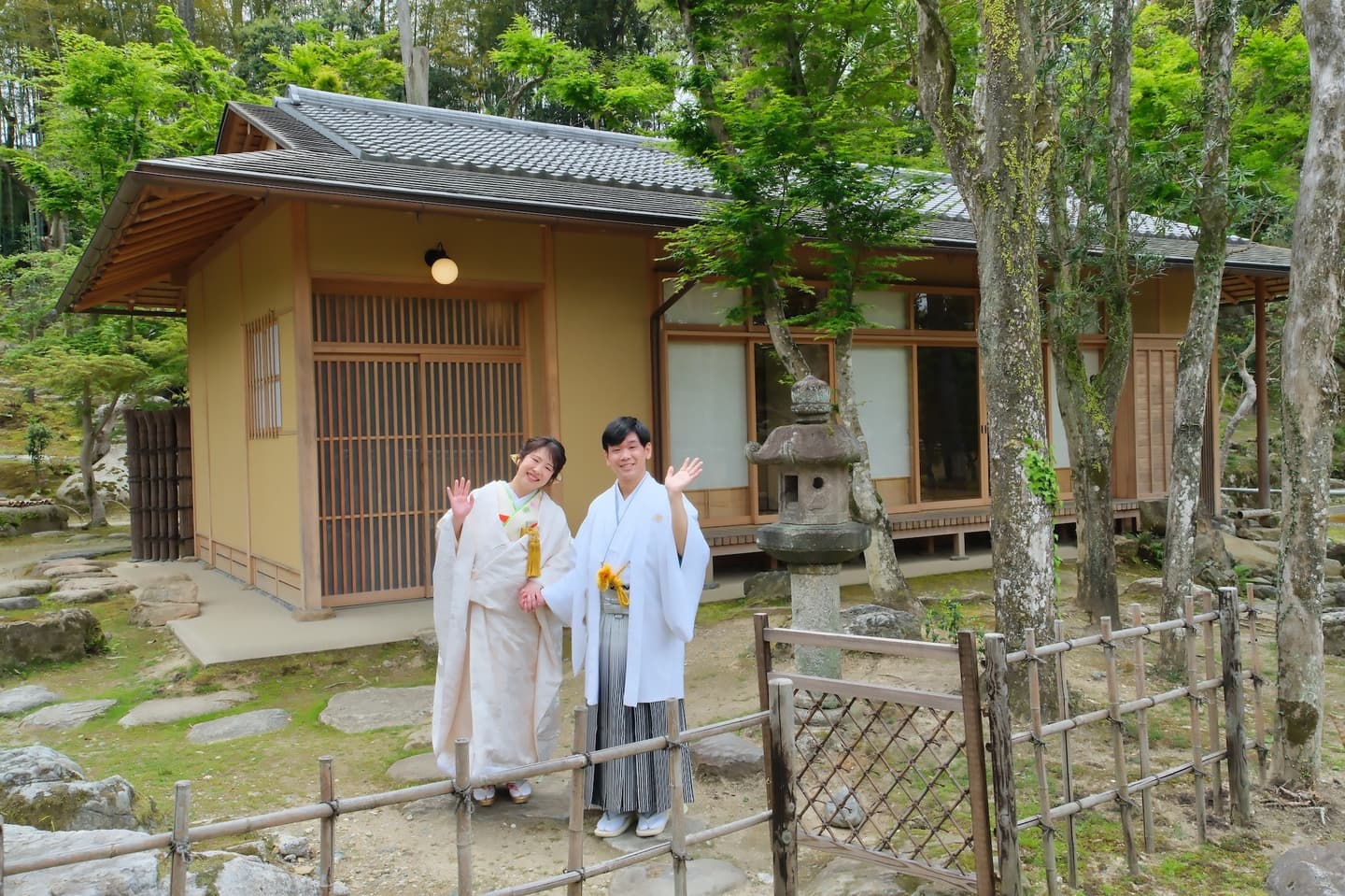 奈良で和装フォトウエディングの花嫁。