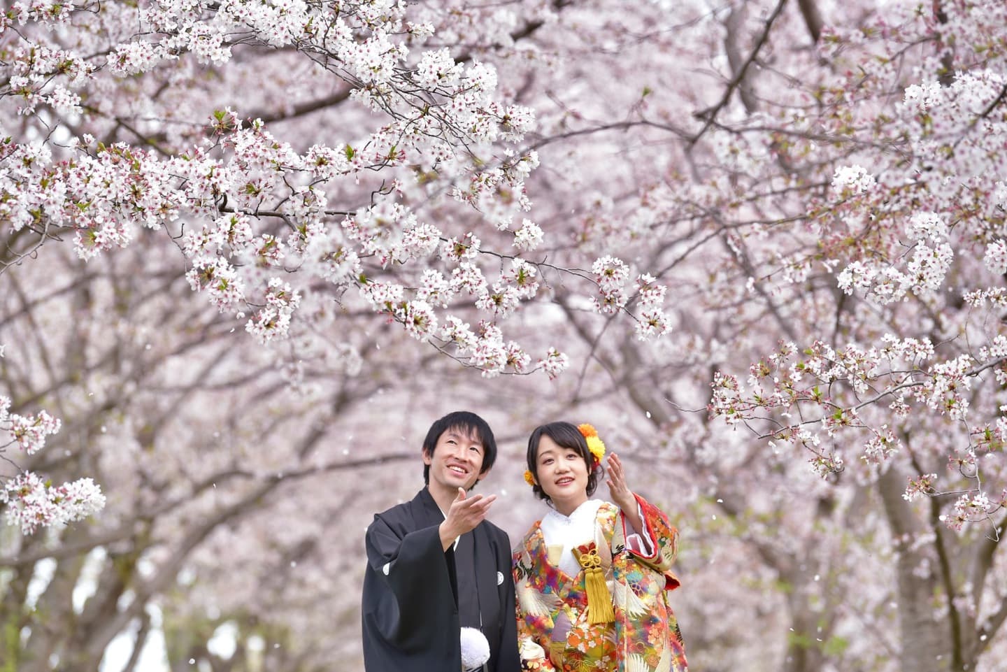 奈良でフォトウエディングの花嫁
