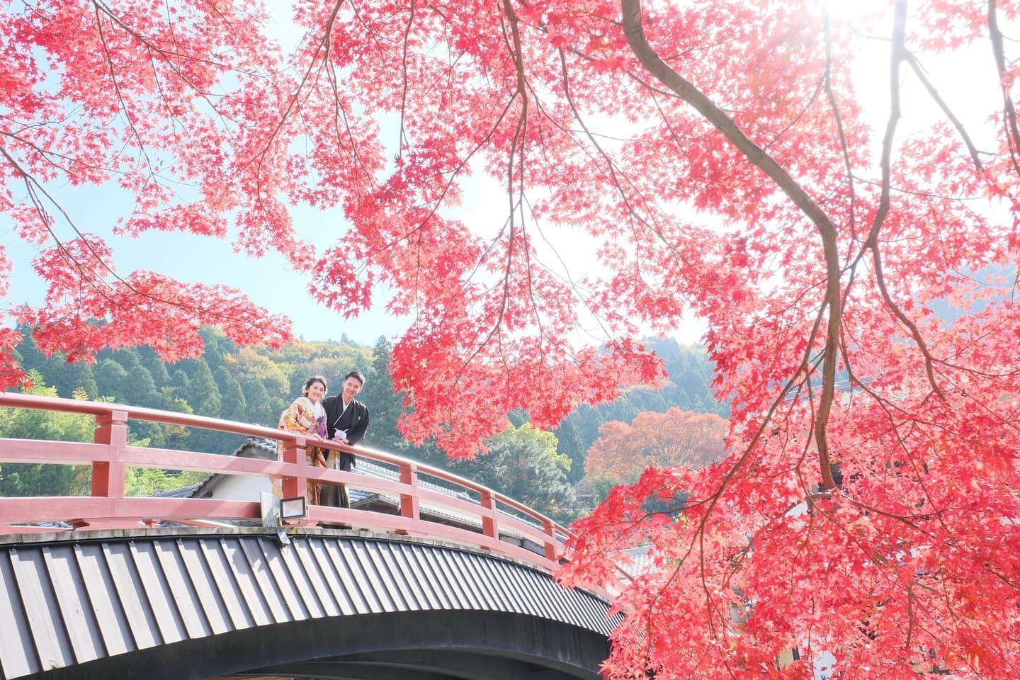 奈良の室生寺での前撮り和装フォトウェディング
