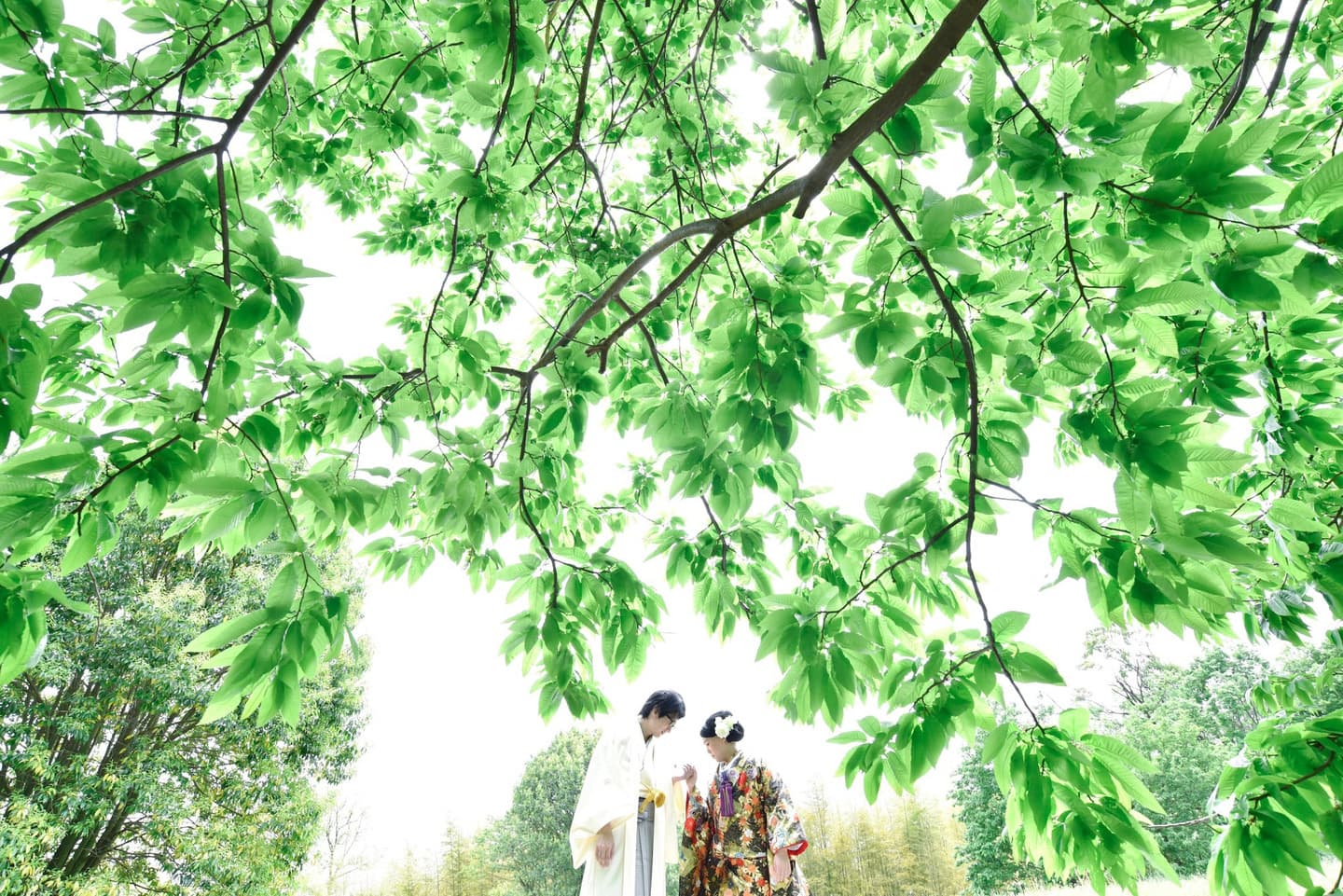 奈良で和装前撮りフォトウェディングの花嫁