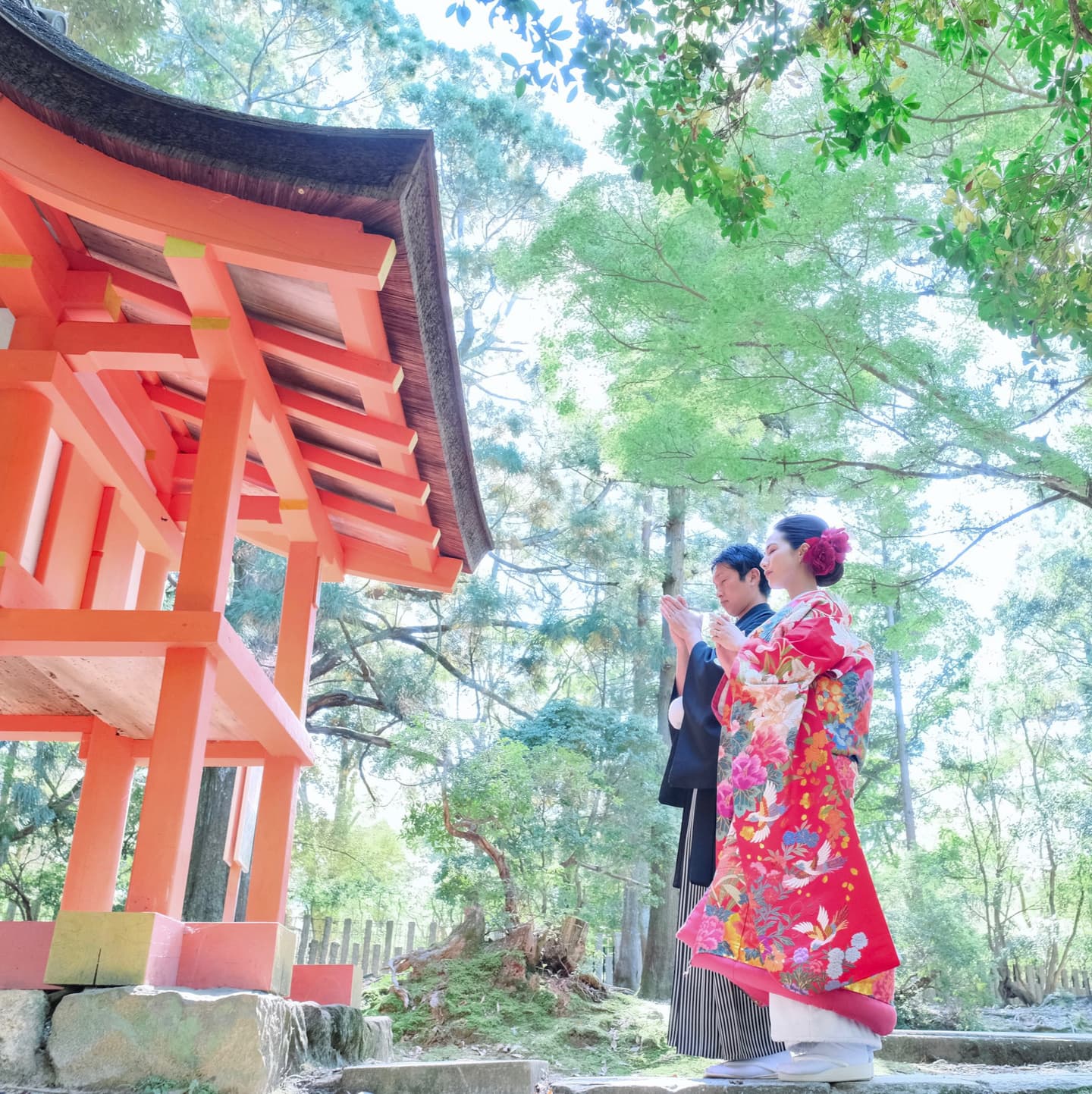 奈良フォトウエディングの写真