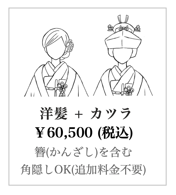 洋髪とかつら