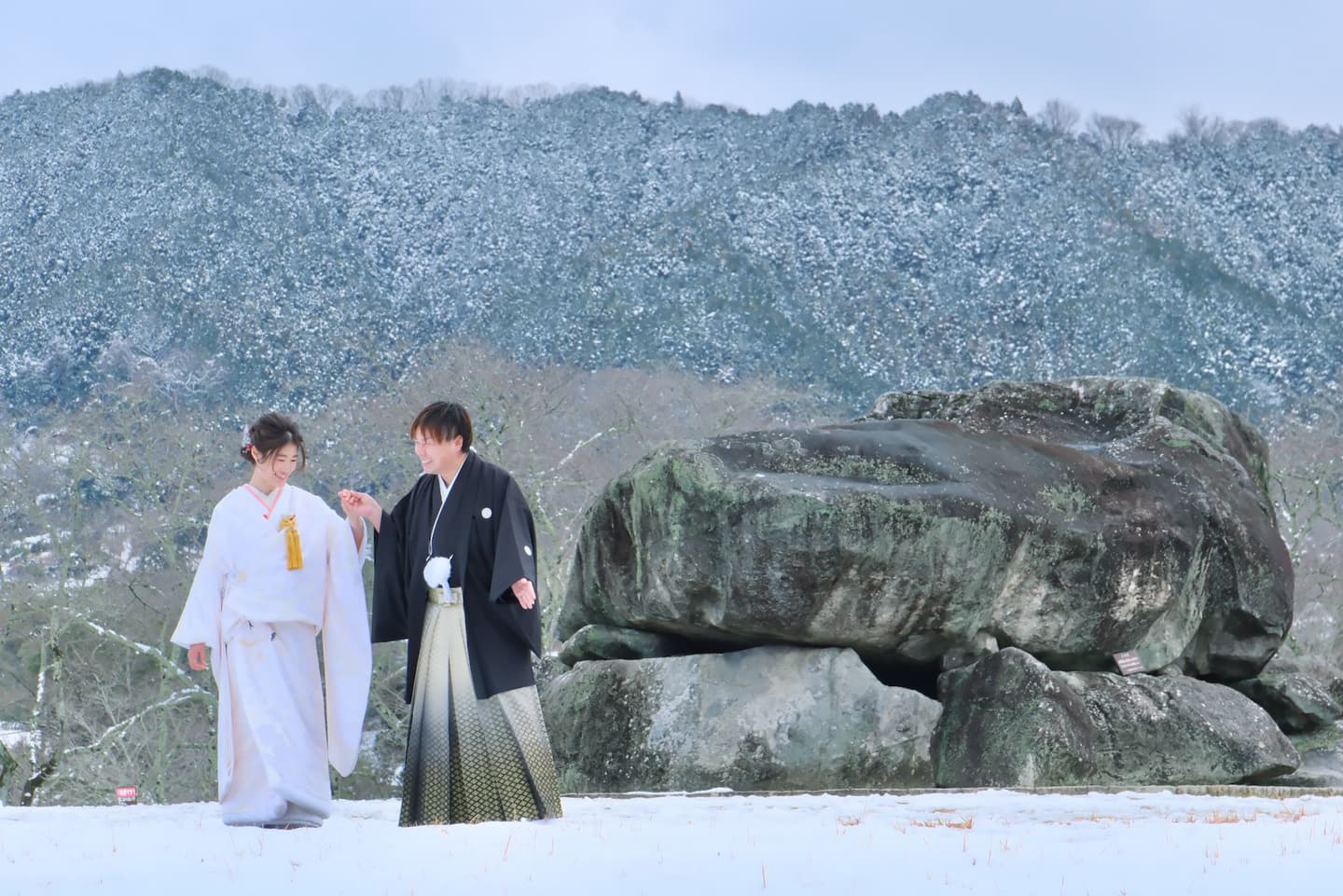 奈良で和装前撮りフォトウェディングの写真