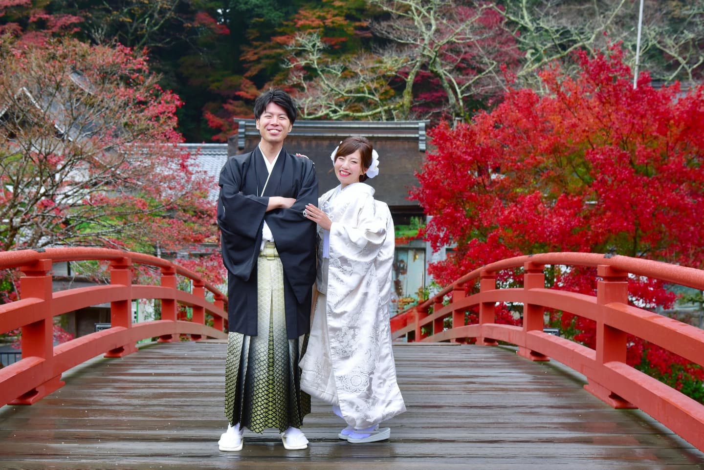 奈良で和装前撮りフォトウェディングの写真