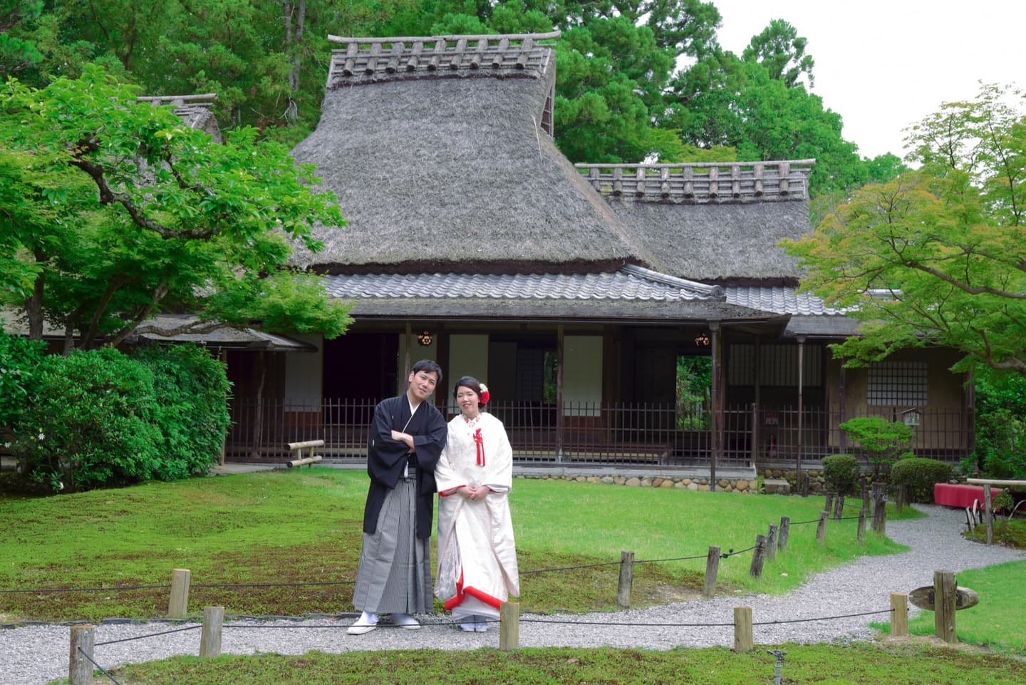 奈良で和装前撮りフォトウェディングの写真