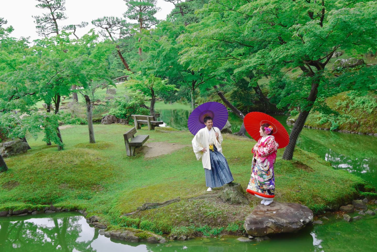 奈良で和装前撮りフォトウェディングの写真