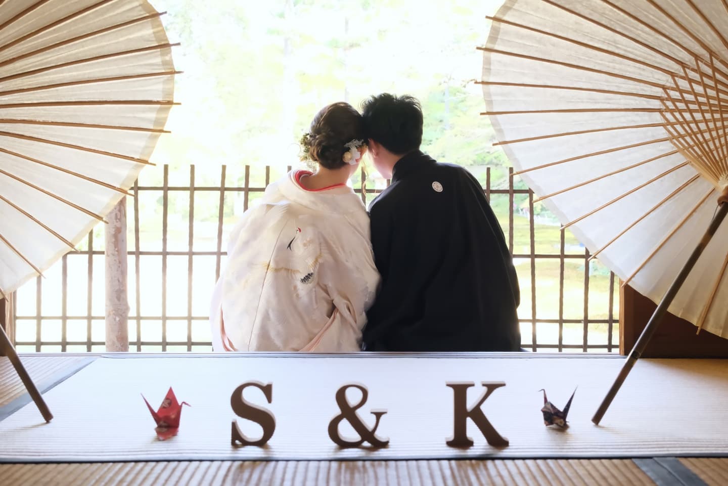 奈良で和装前撮りフォトウェディングの写真