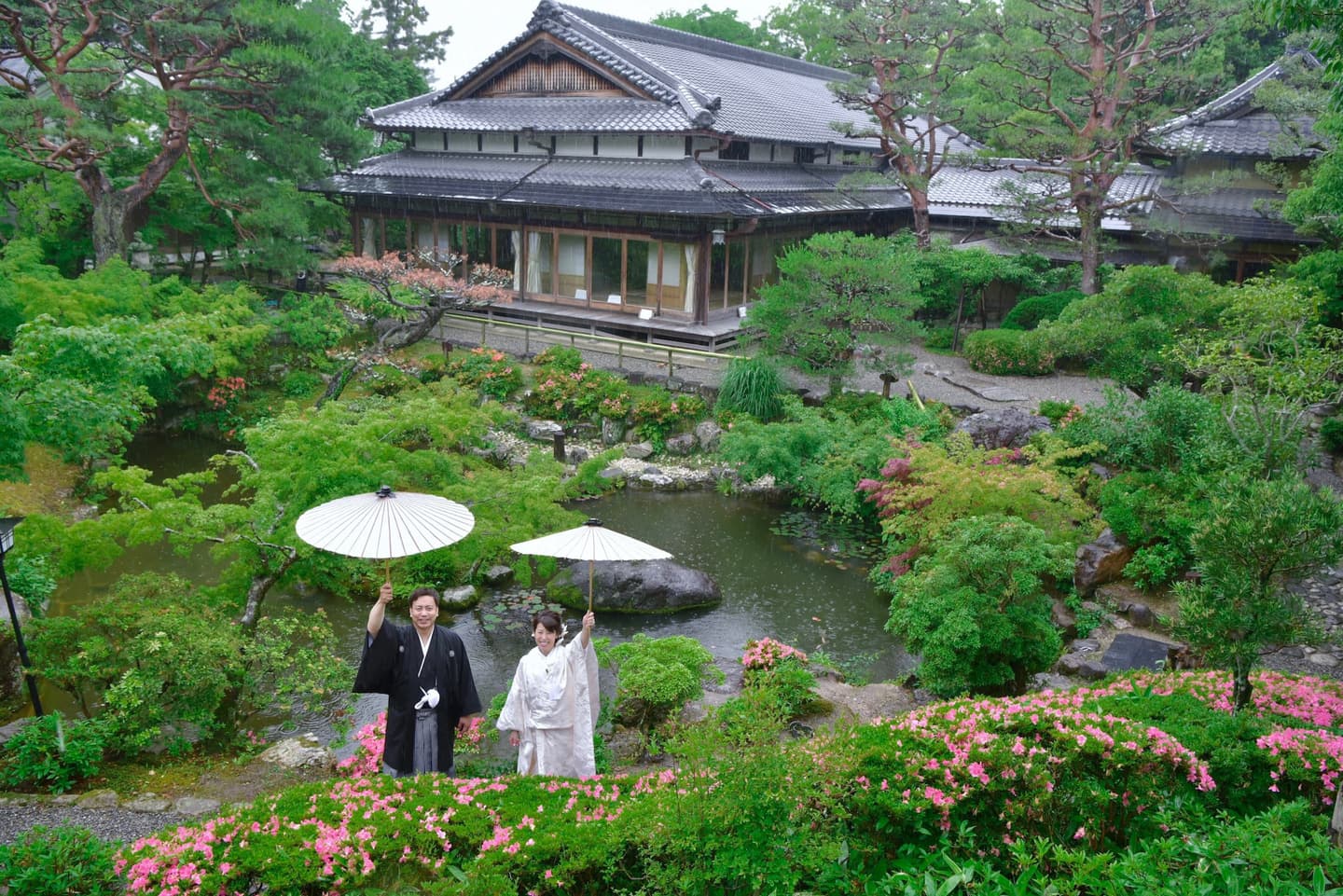 奈良で和装前撮りフォトウェディングの写真