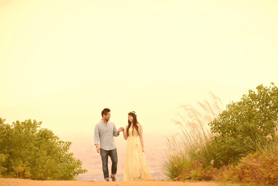 奈良でドレスの結婚写真