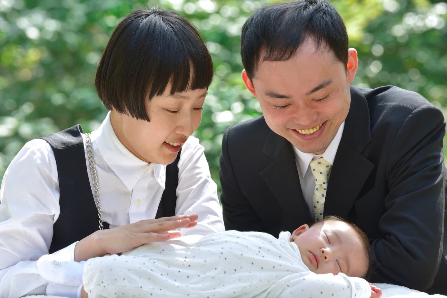 下鴨神社でのお宮参り写真