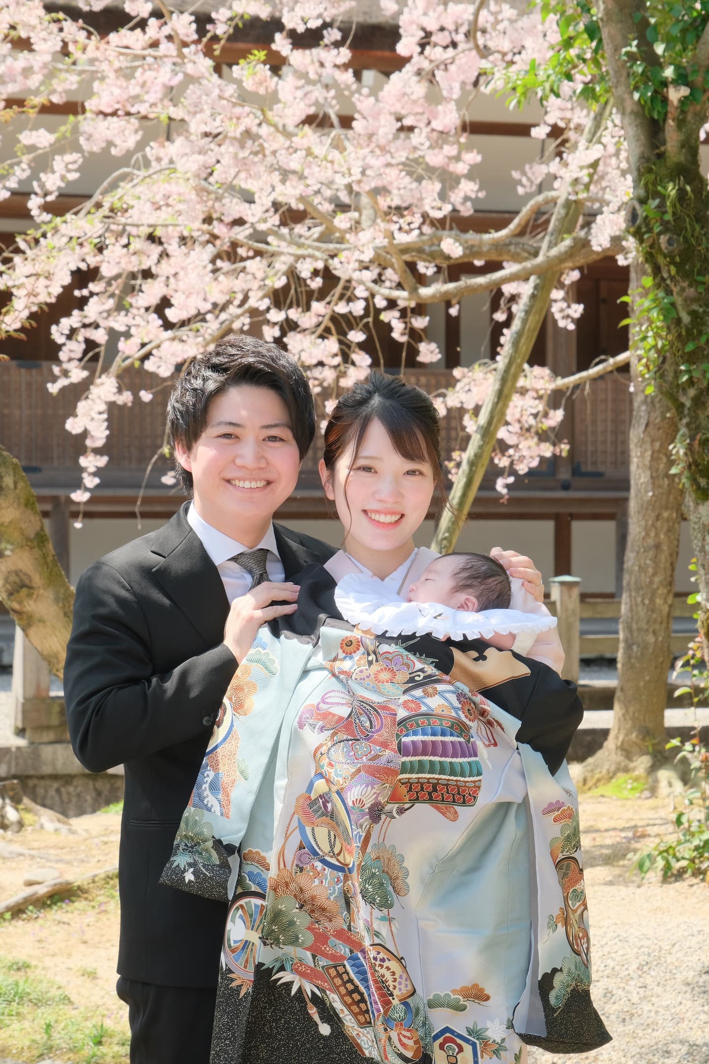 橋原神宮でのお宮参り写真