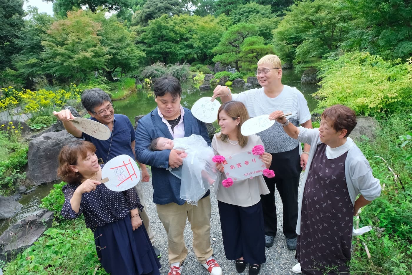 京都の城南宮でのお宮参り出張撮影