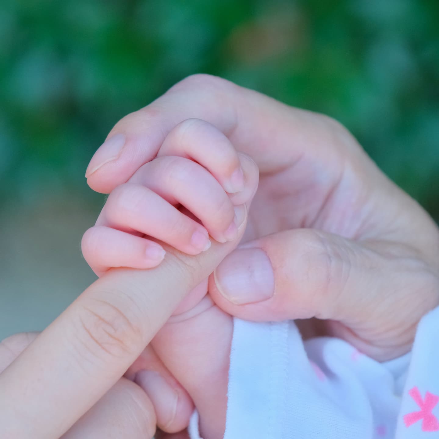 奈良の廣瀬大社でお宮参りをした写真