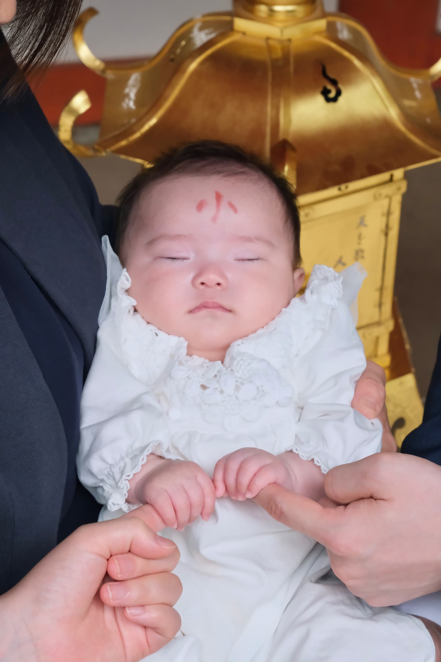 春日大社でのお宮参り写真