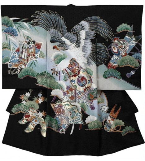 お宮参り男の子着物黒