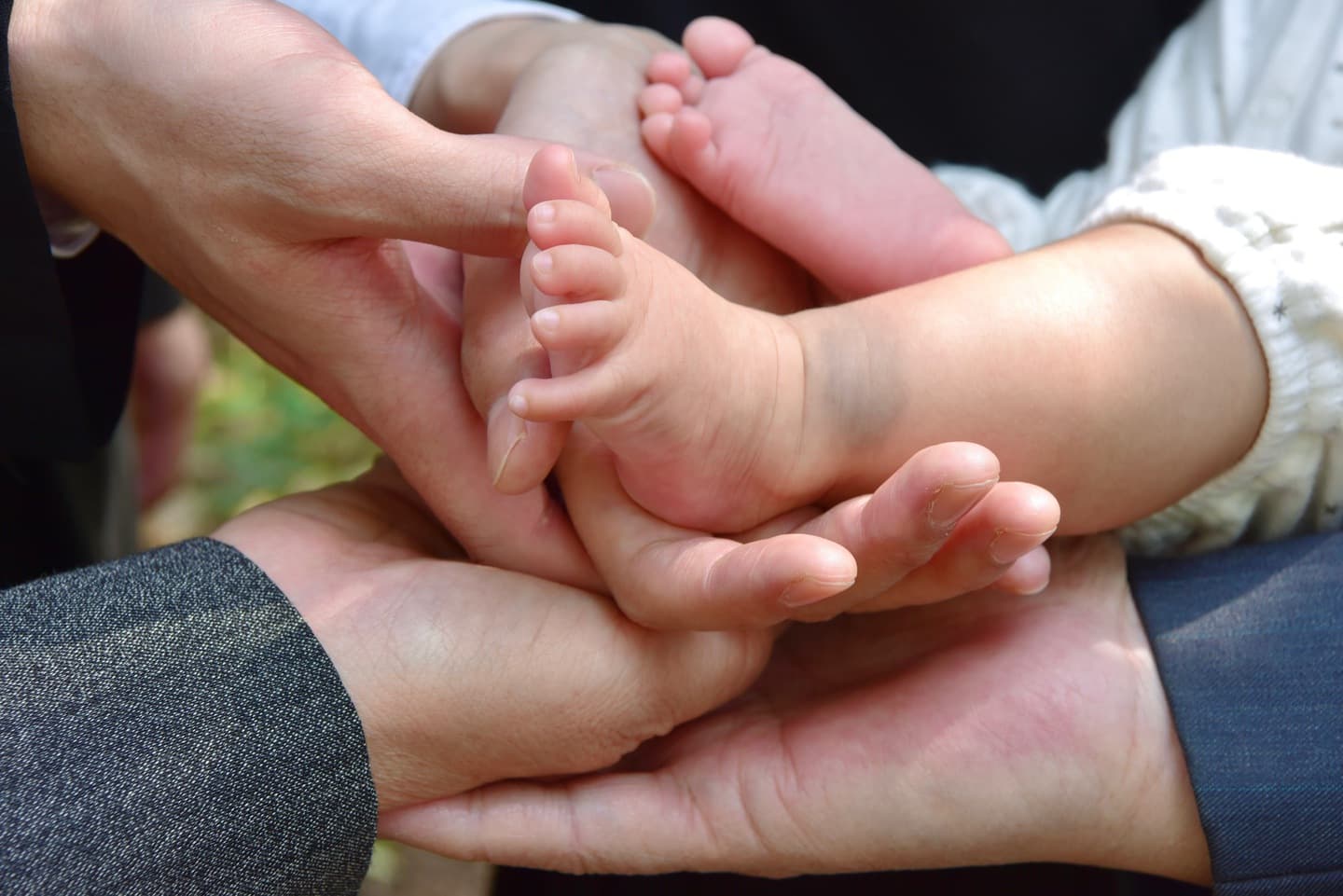 下鴨神社でのお宮参り写真