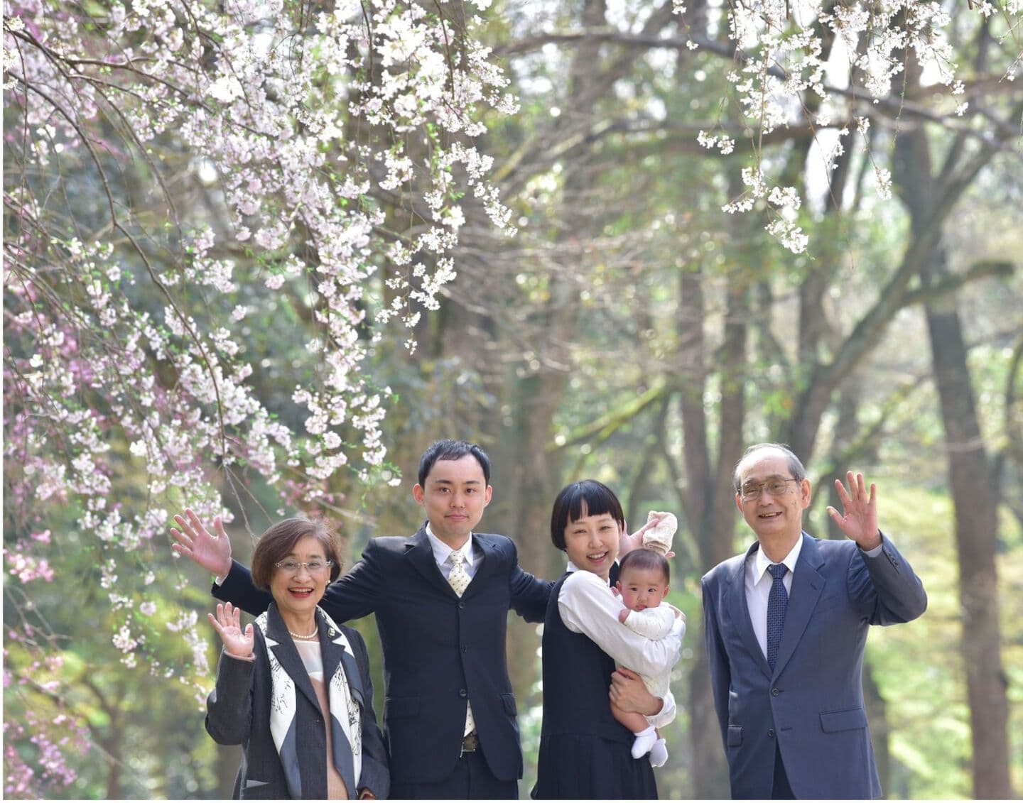 下鴨神社でのお宮参り写真