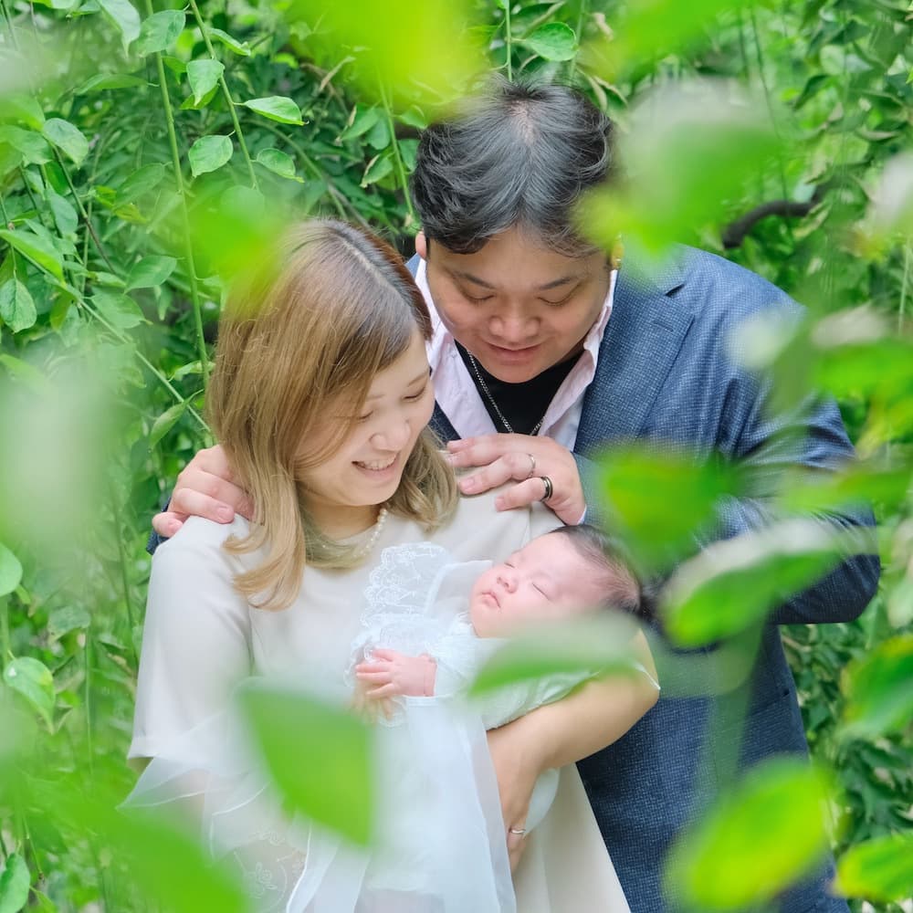 京都の神社でのお宮参り出張撮影