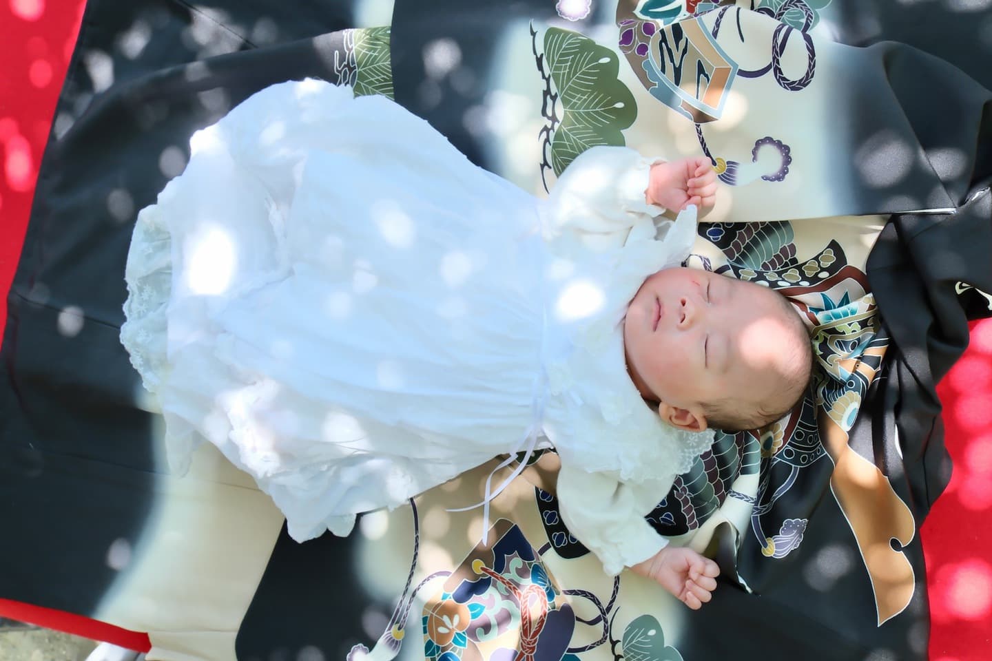 大阪天満宮でのお宮参りの写真