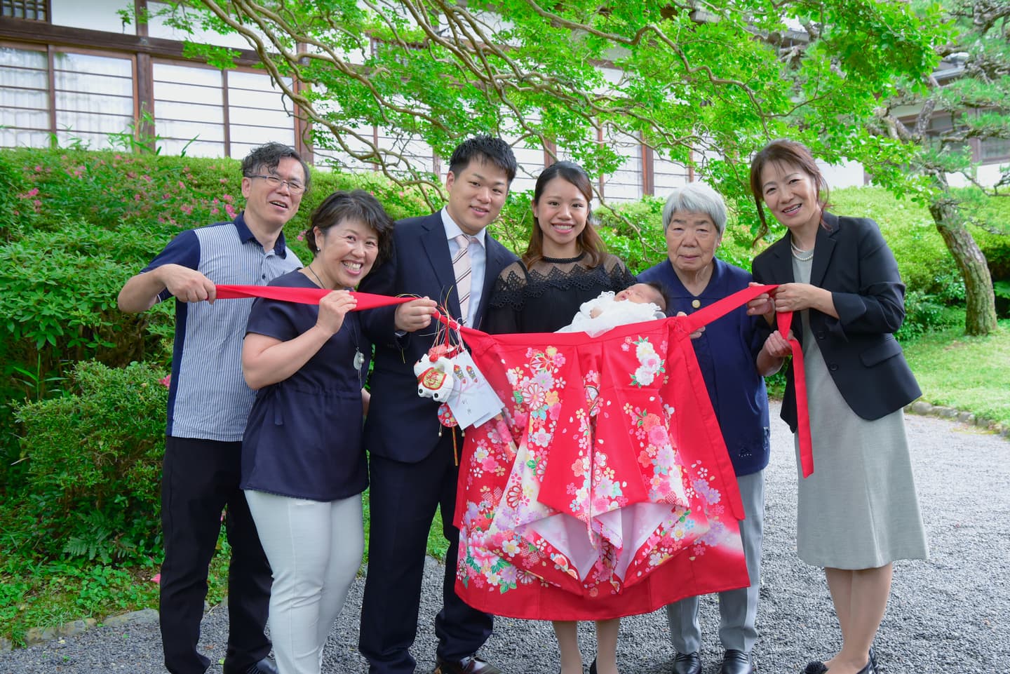 大神神社でのお宮参りの写真