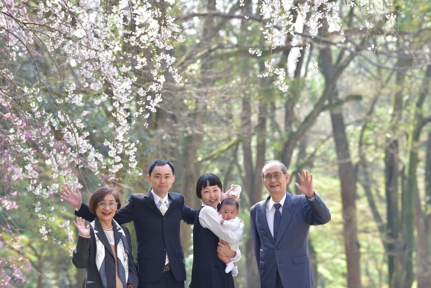 下鴨神社でのお宮参り写真