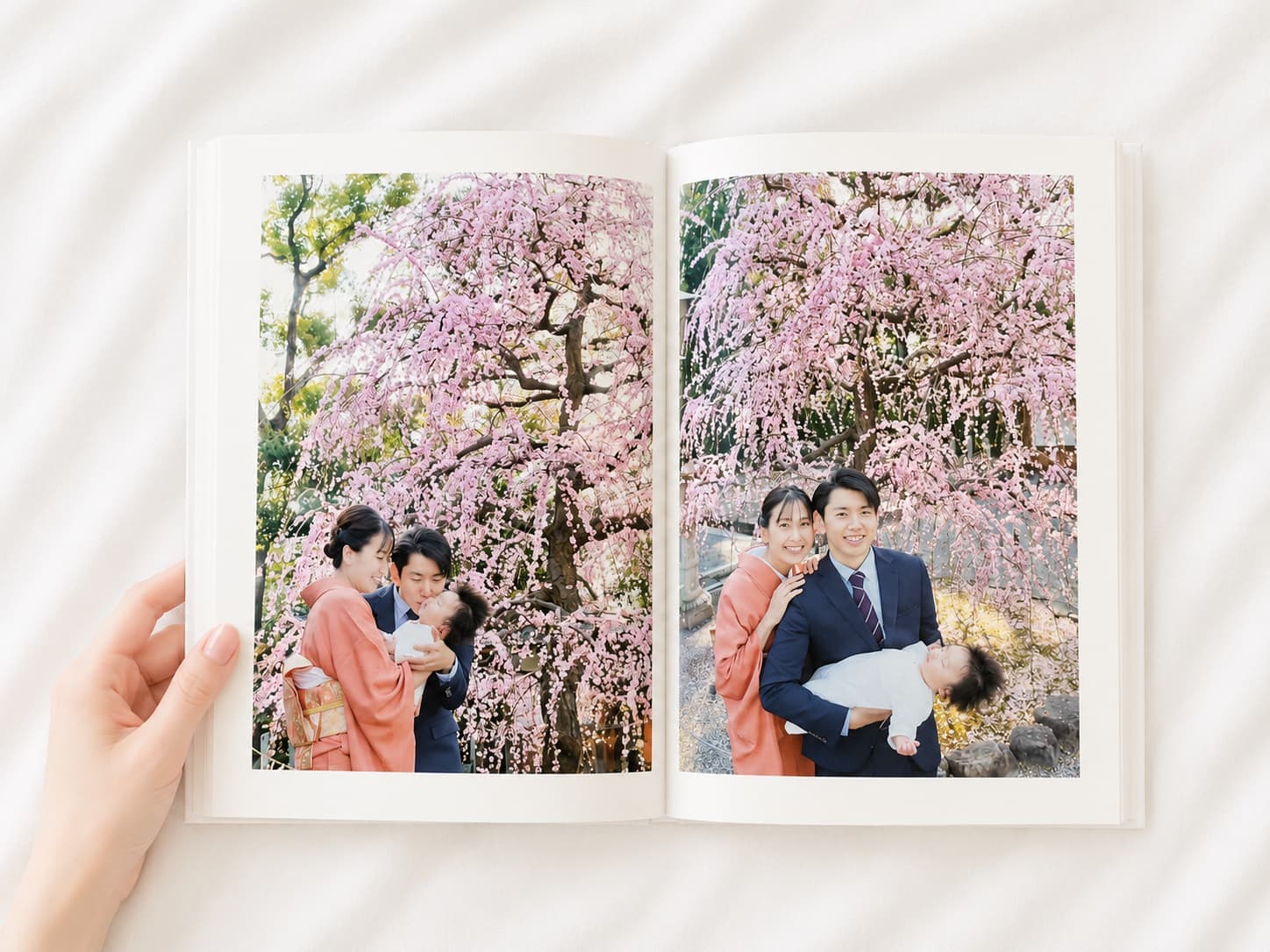 お宮参りのフォトブック写真集