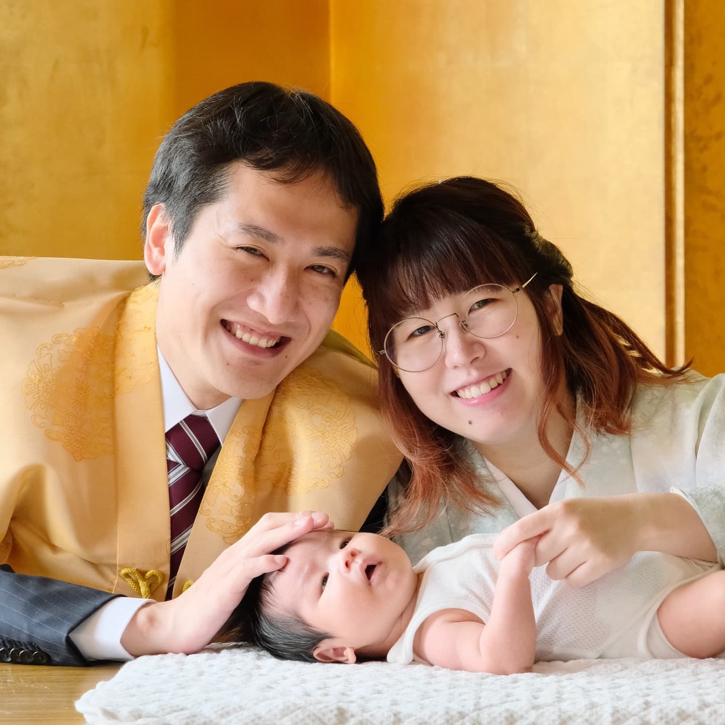 御嶽山大和本宮でお宮参りをした写真