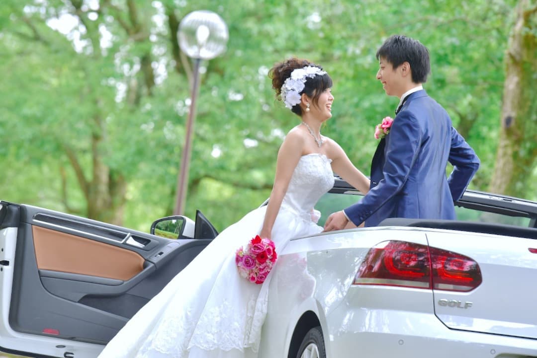 奈良ドレス結婚写真