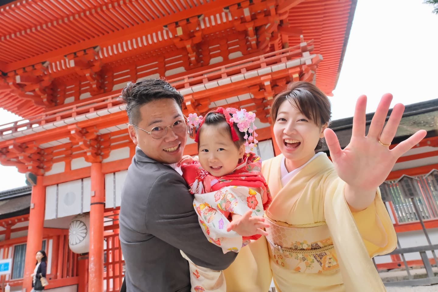 プロフォトグラファーによる広角レンズ七五三撮影の作例