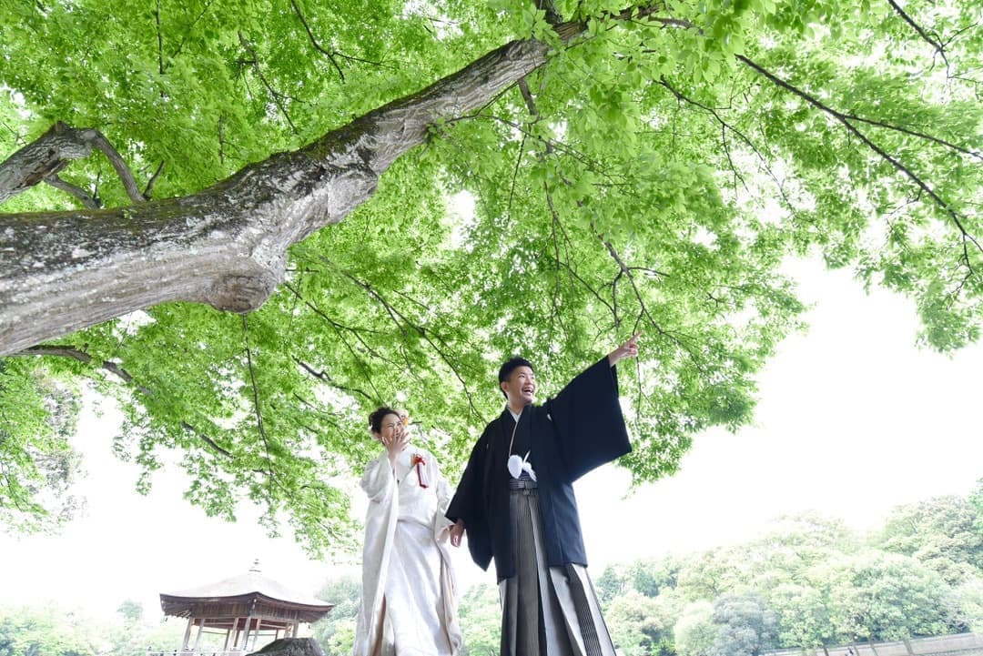奈良和装結婚前撮り写真