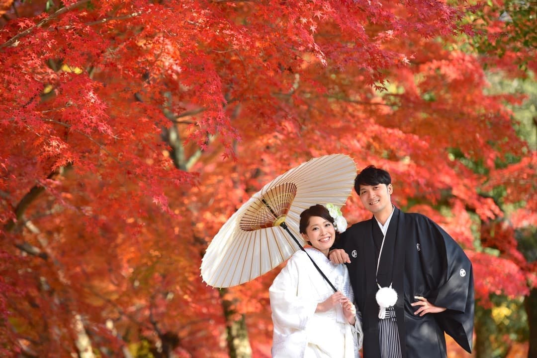奈良和装結婚前撮り写真