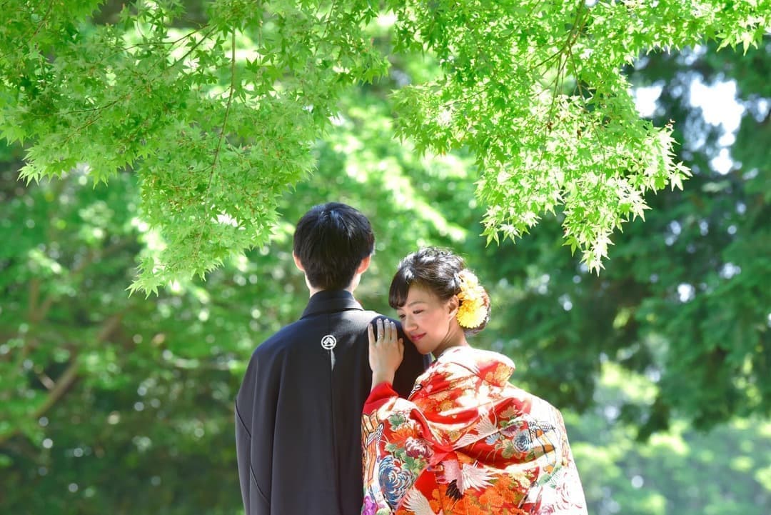 速玉大社和装結婚前撮り写真