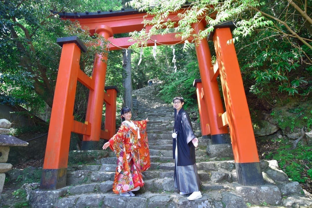 速玉大社和装結婚前撮り写真