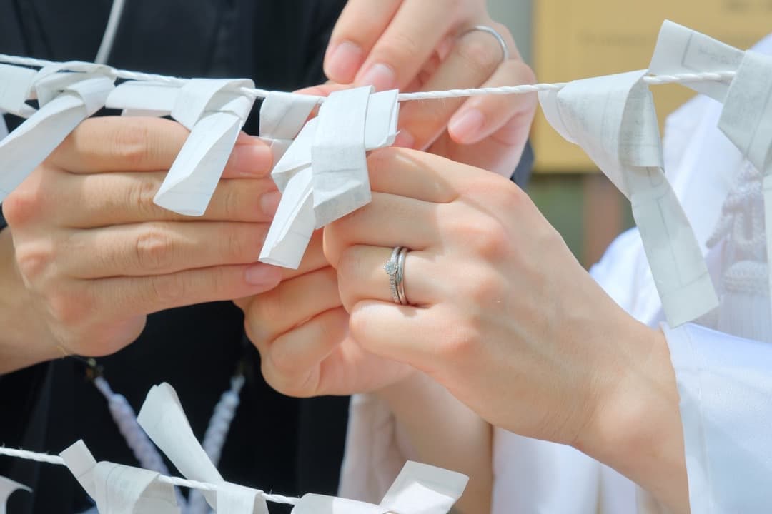 那智大社和装結婚前撮り写真