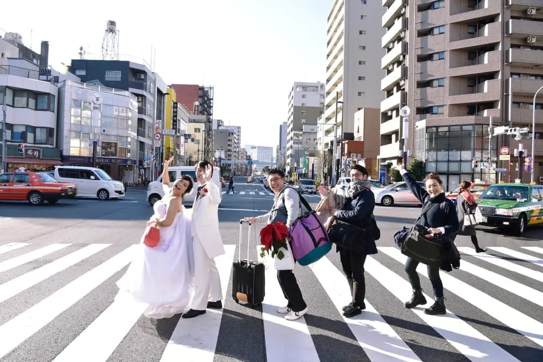 結婚記念のドレス写真