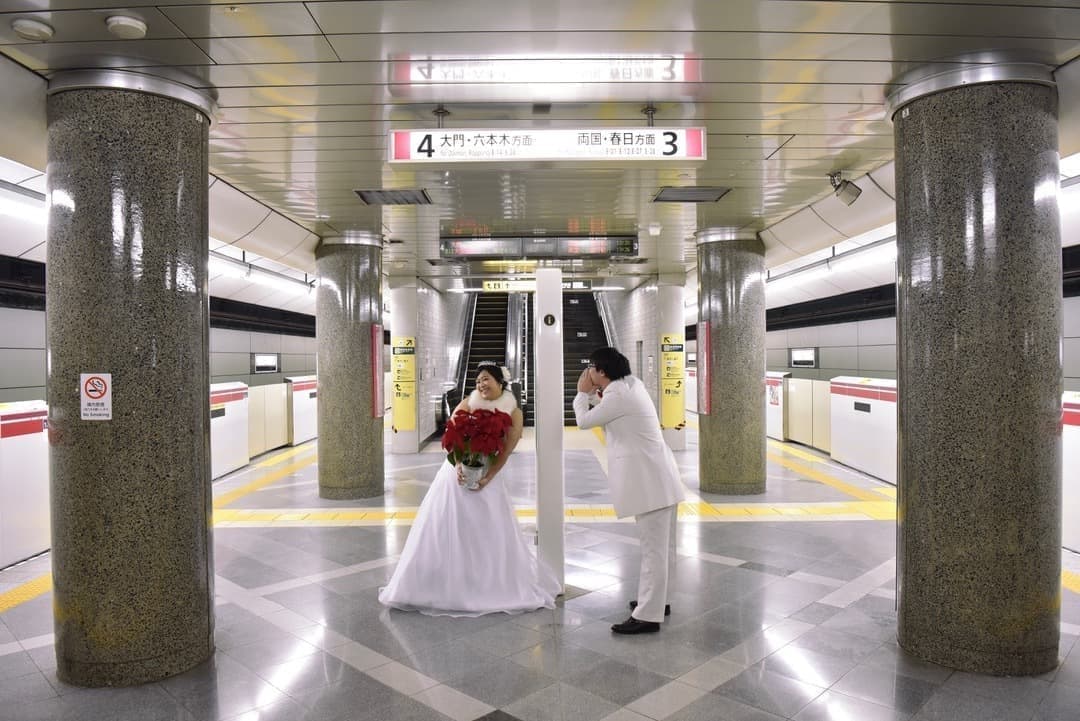 結婚写真だけプランの花嫁のドレス