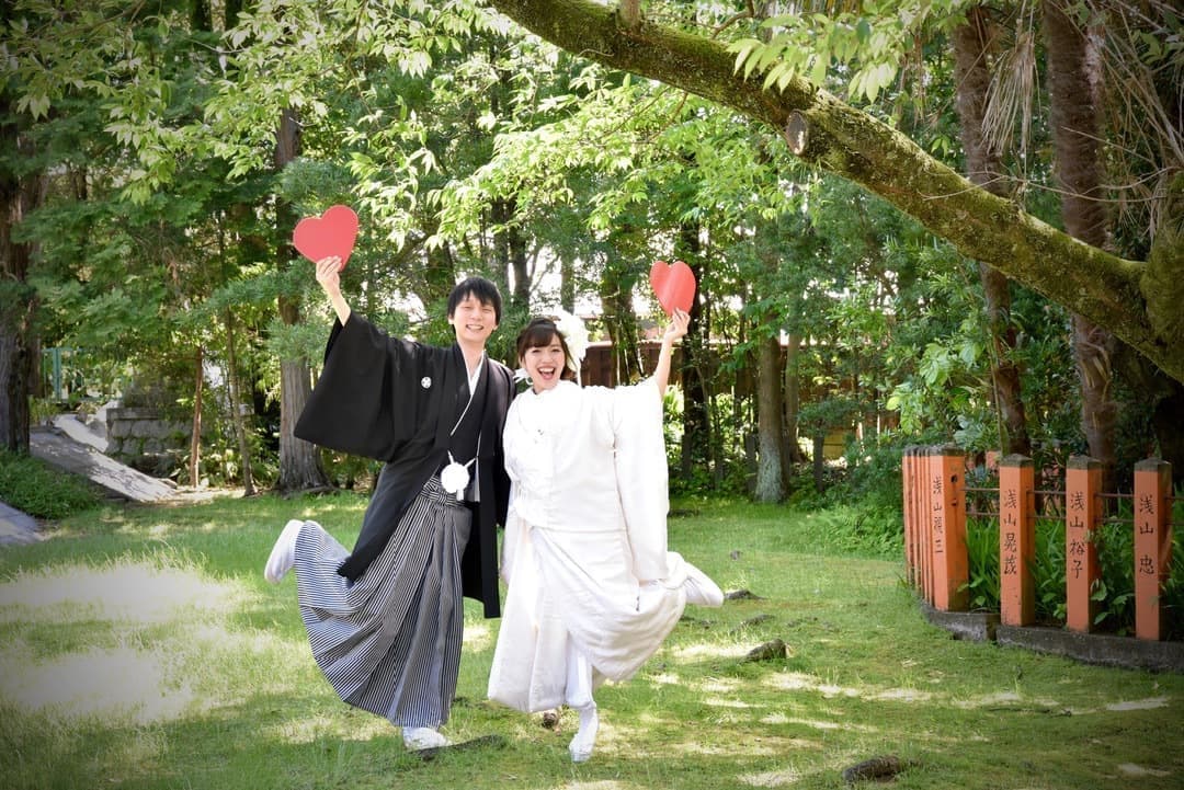 奈良和装結婚前撮り写真