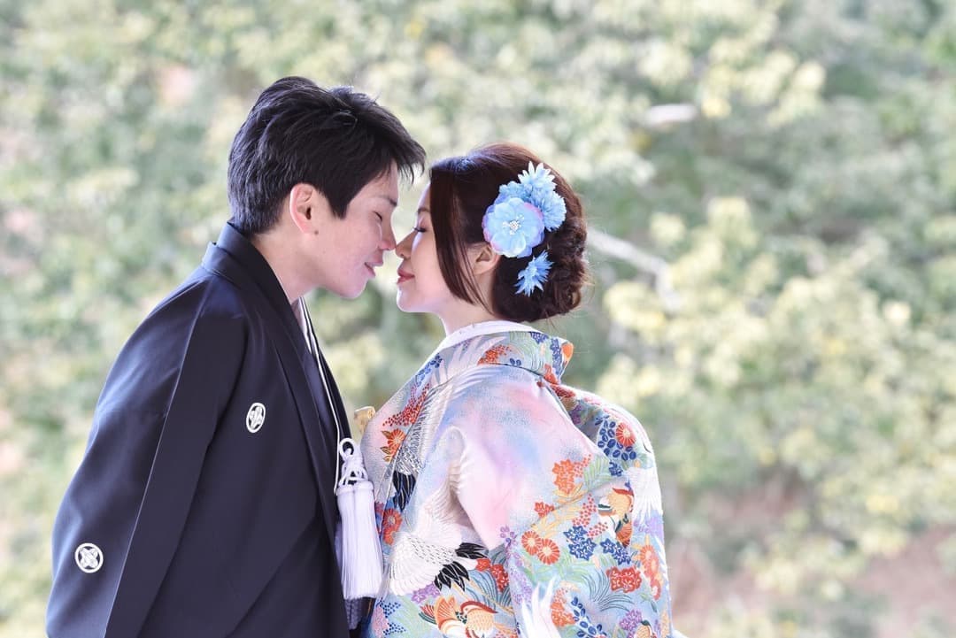 奈良和装結婚前撮り写真