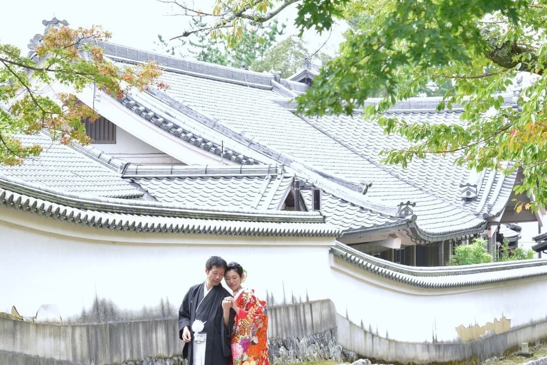 奈良和装結婚前撮り写真