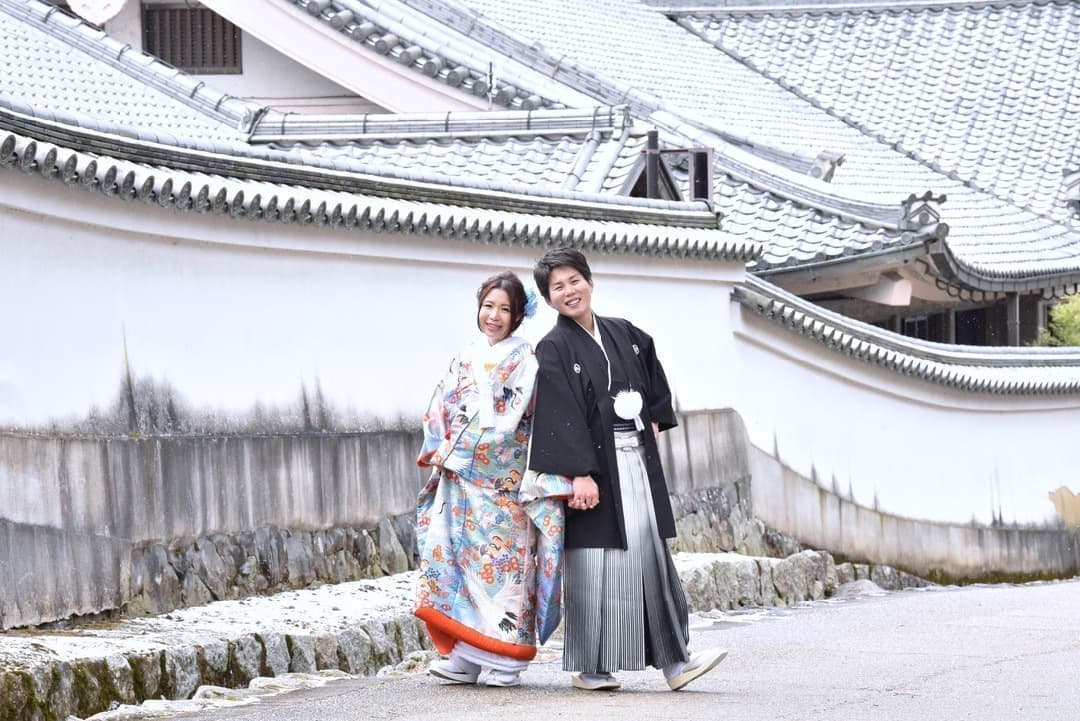 奈良和装結婚前撮り写真