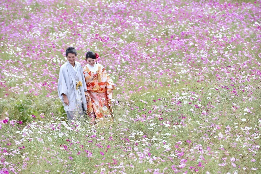 奈良和装結婚前撮り写真