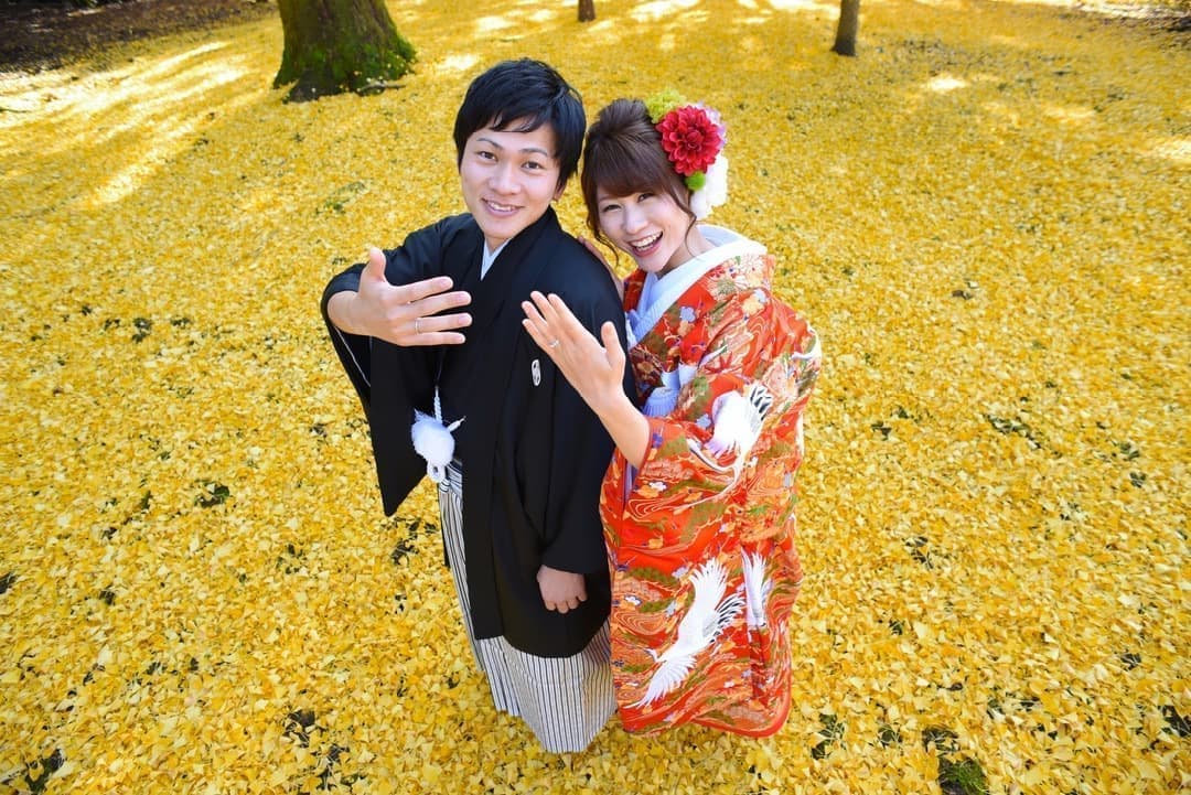 奈良和装結婚前撮り写真