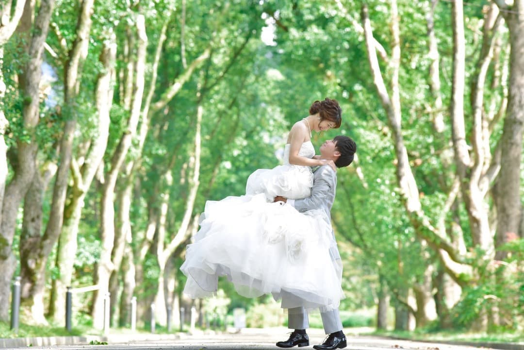 結婚写真だけプランのドレスの花嫁