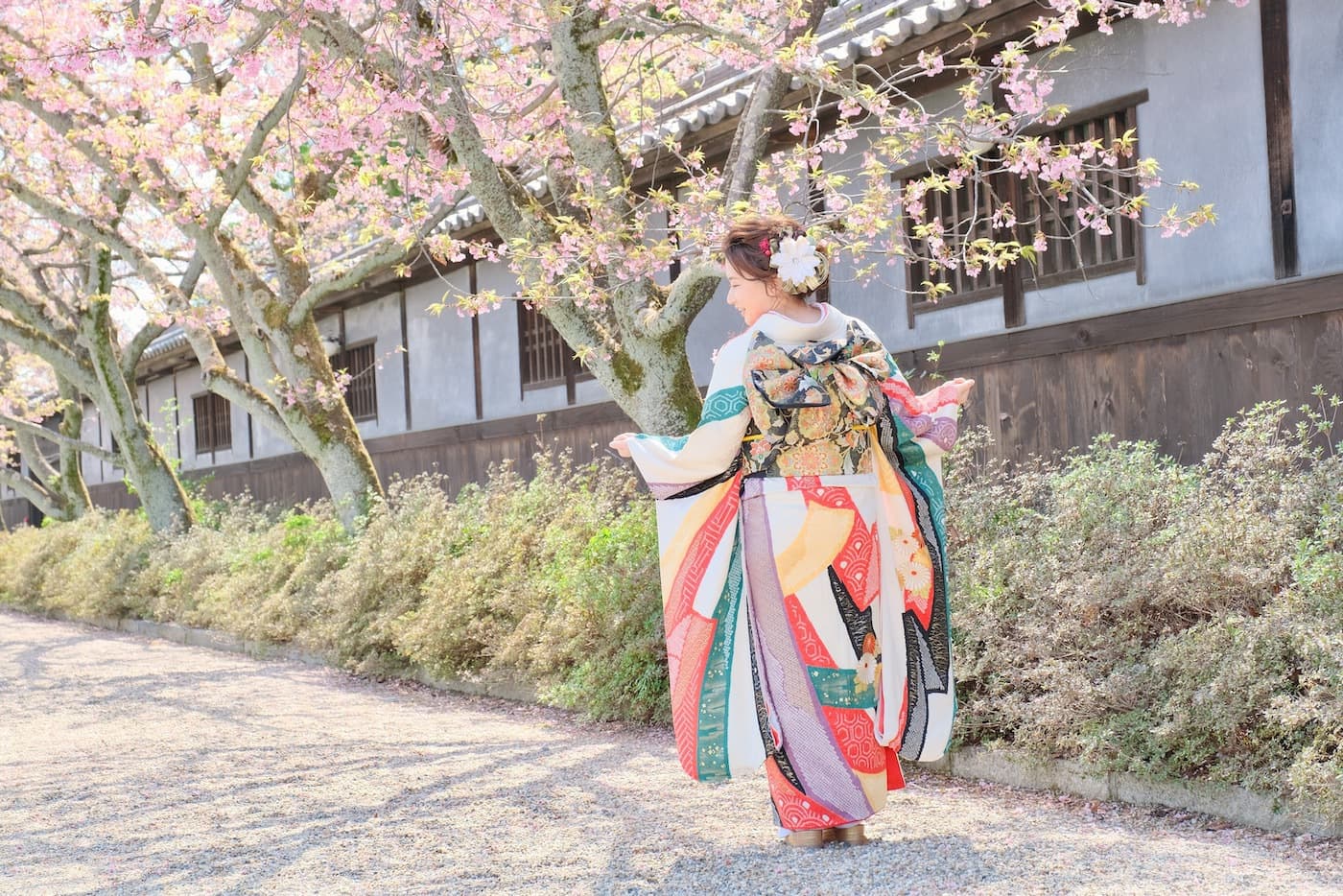 奈良での成人式前撮り写真