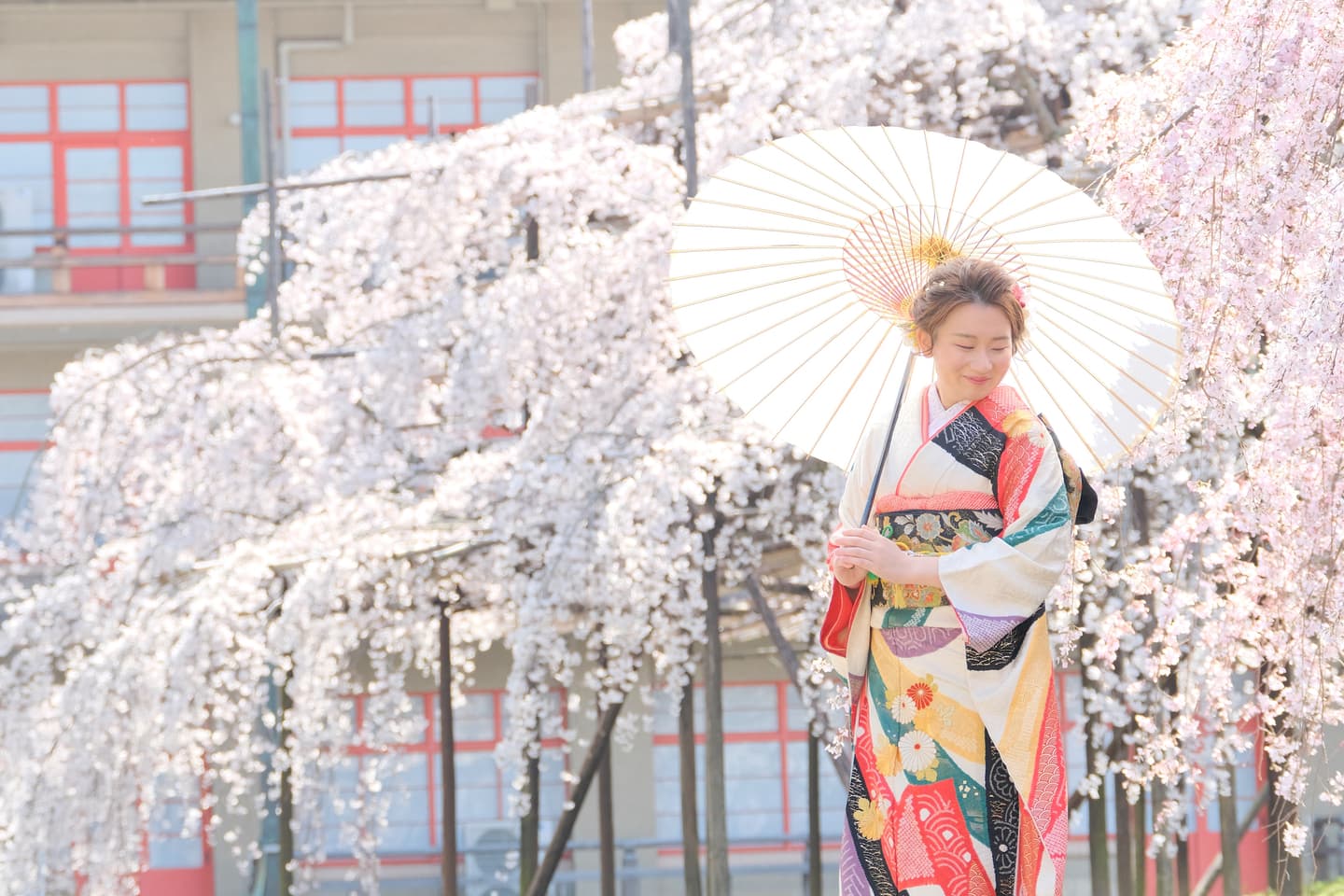 奈良での成人式前撮り写真